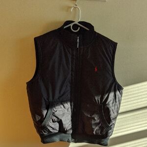 Polo Ralph Lauren Black Down Puffer Vest Size XL